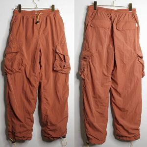 UO Orange Cargo Snowboard Baggy Pants - Small
